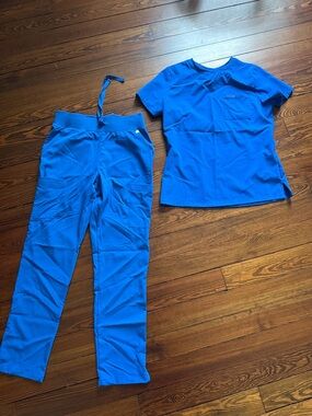 Hypothesis Royal Blue Scrub Set, S